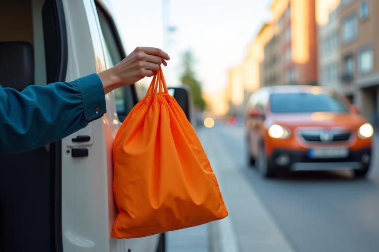 Servicio de recogida y entrega exprés